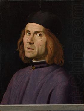 Lorenzo  Costa Portrait of Battista Fiera china oil painting image